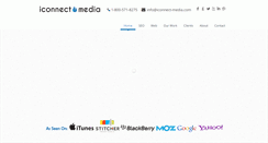 Desktop Screenshot of iconnect-media.com
